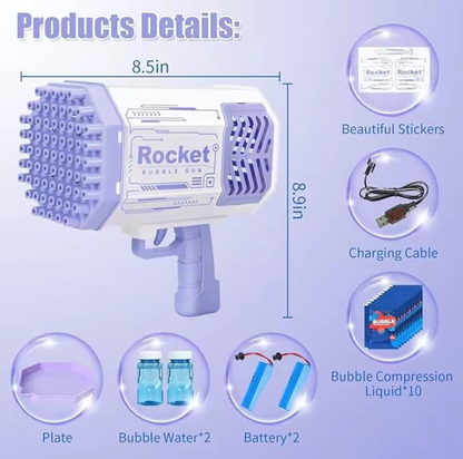Rocket Launcher Bubble Machine