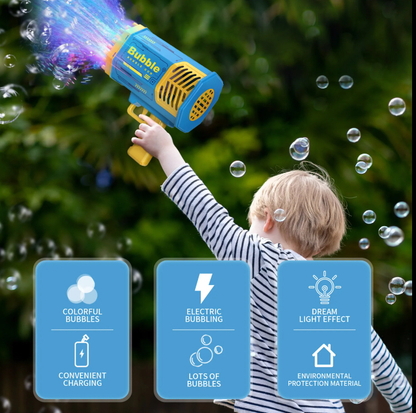 Rocket Launcher Bubble Machine