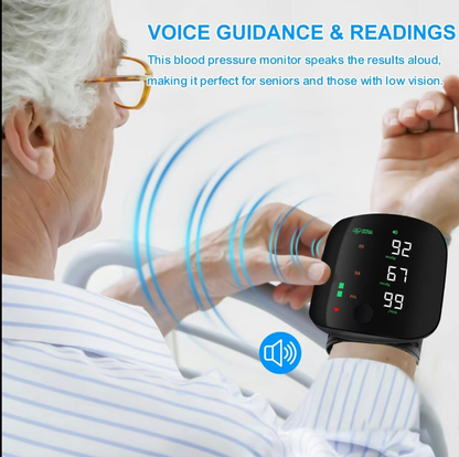 Smart Wrist Blood Pressure Monitor