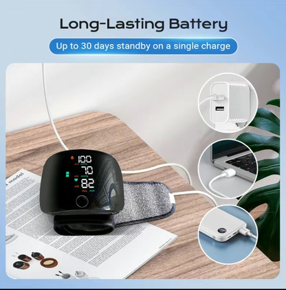 Smart Wrist Blood Pressure Monitor