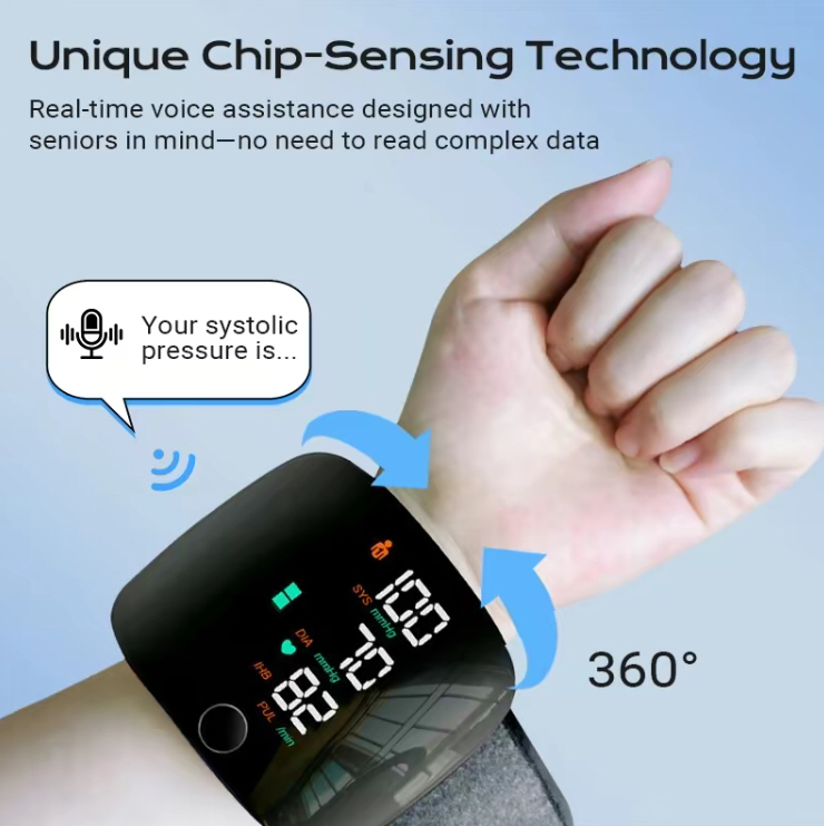 Smart Wrist Blood Pressure Monitor